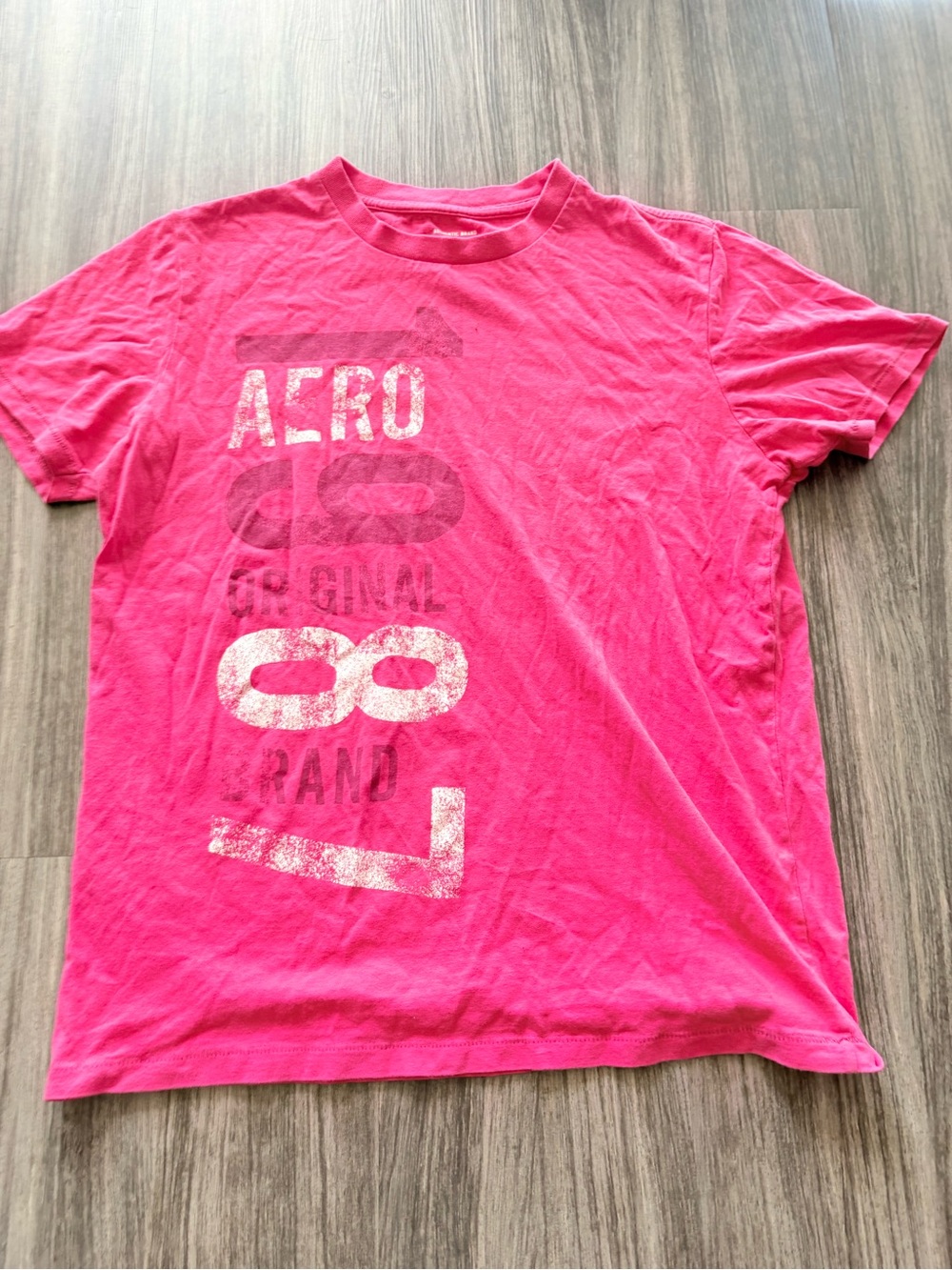 Aeropostale Bright Pink Graphic Kids Tee